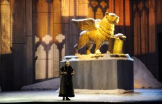 Azerbaijani First Lady views premiere opera of 'The Two Foscari' by Giuseppe Verdi  (PHOTO)